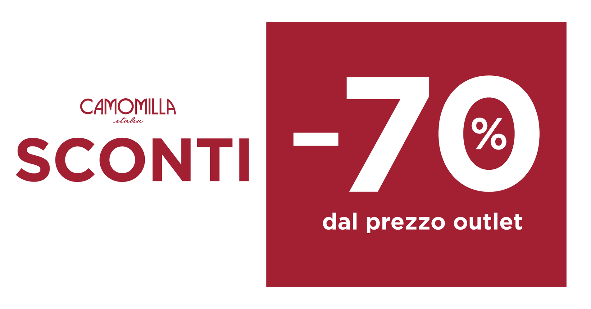 CAMOMILLA ITALIA fino al -70%